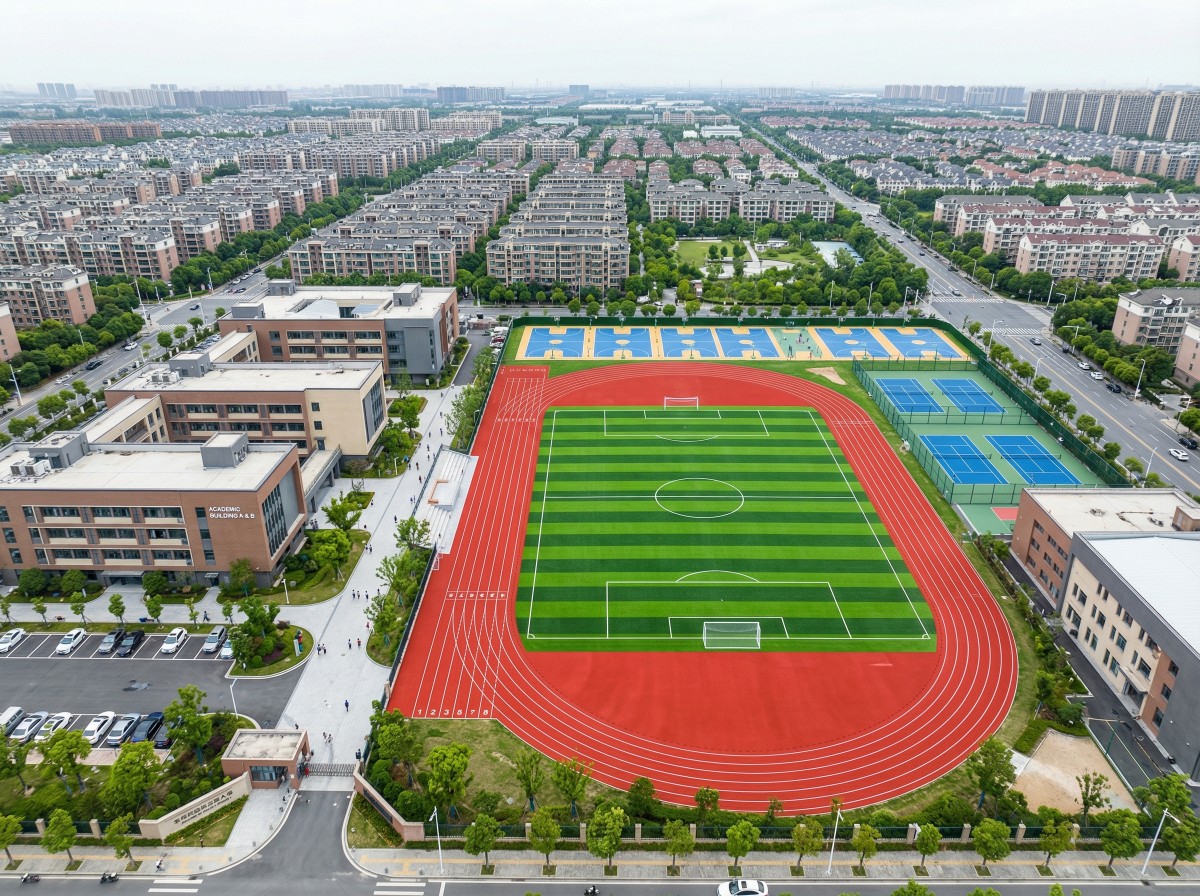 济南市学校塑胶跑道混合型塑胶跑道 - 方案